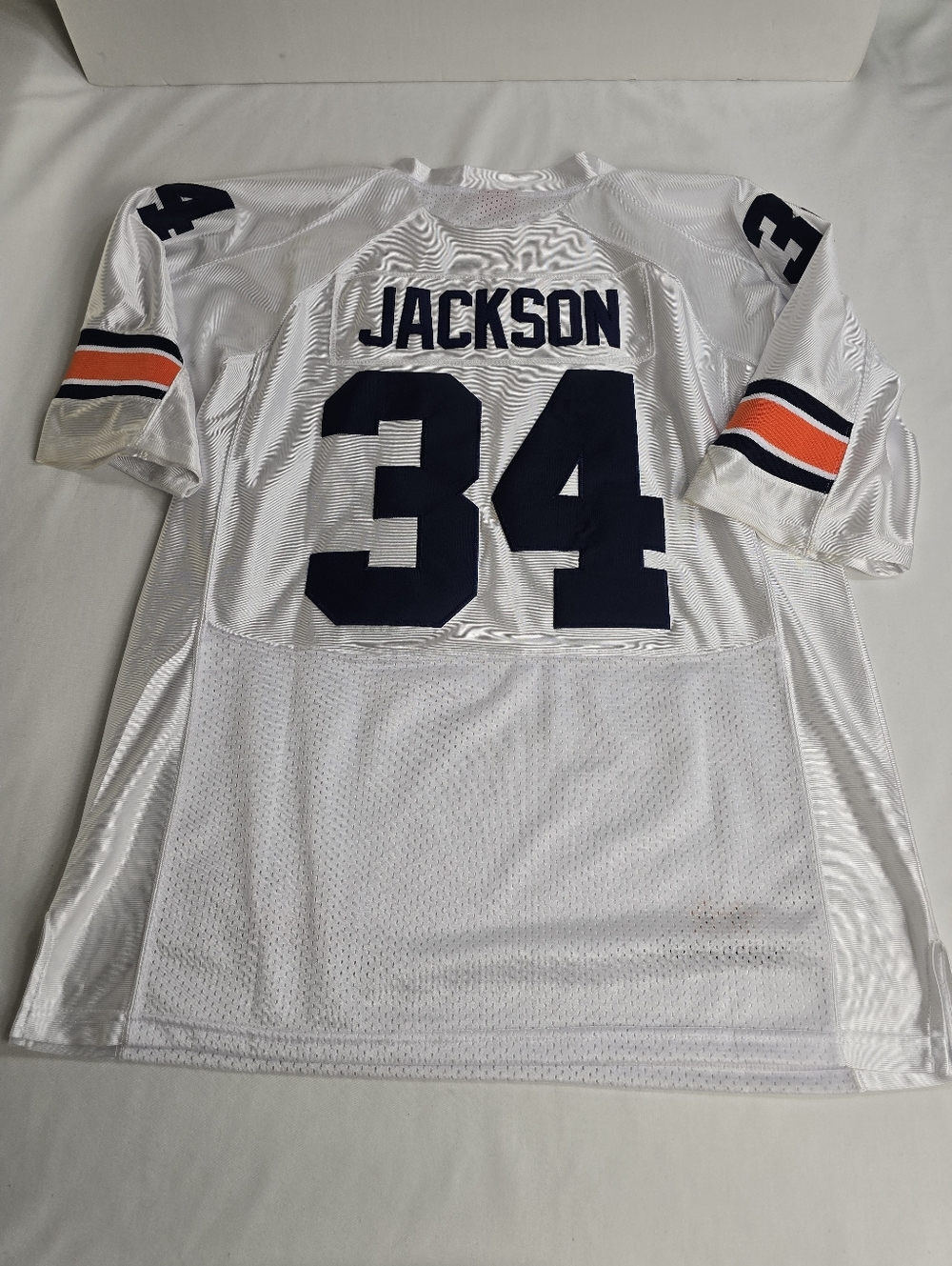 Under Armour Auburn Tigers Bo Jackson 34 White Football Jersey Size Small - Picture 2 of 9